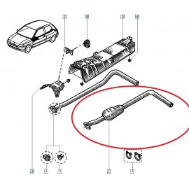 ESCAPE INTERMEDIO CLIO 1.8 16V 2.0 16V