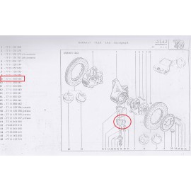 7711068439 BASE ANCLAJE ROTULA 17MM