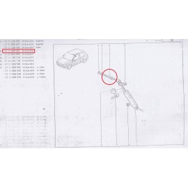 7711068541 SOPORTE SUPERIOR AMORTIGUADOR TRASERO CLIO GR-A