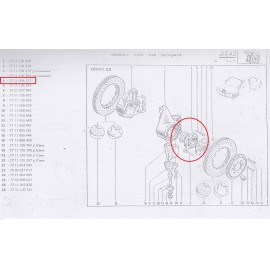 7711068137 RODAMIENTO ESPECIFICO 50MM CLIO GR-A