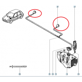 PAREJA TOBERA LIMPIAS CLIO 1.8 16V/WILLIAMS