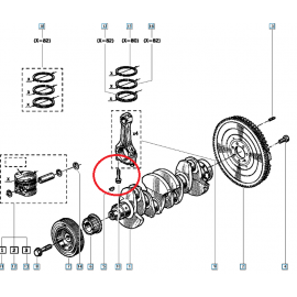 8 TORNILLOS BIELA RENAULT CLIO 16S / WILLIAMS