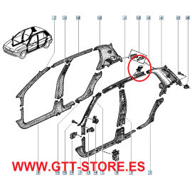 7700799216 GRAPA GUARNECIDO CLIO 1,8 16V WILLIAMS