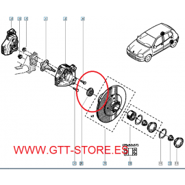 APOYO BUJE 6000073518 rENAULT CLIO SPORT 172/182