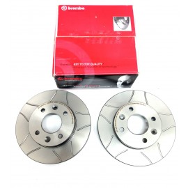 DISCOS BREMBO DELANTEROS 238mm RAYADOS 