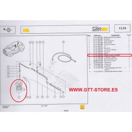  7711129520   BOMBA DE GASOLINA MODIFICADA CLIO SPORT 172 GRN