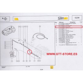 CODO 7711129508 CLIO SPORT GR-N 