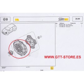 MECANISMO DE EMBRAGUE HELIX CLIO SPORT GR-N 