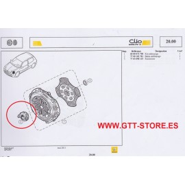COLLARIN EMBRAGUE CLIO SPORT GR-N
