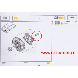COJINETE GUIA  EMBRAGUE CLIO SPORT GR-N 