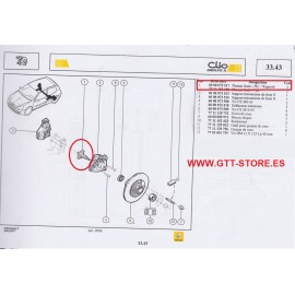 BUJE CLIO SPORT RAGNOTTI 6000073517