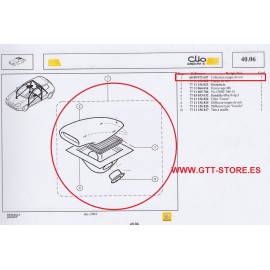 KIT TRAMPILLA DE TECHO CLIO SPORT GR-N