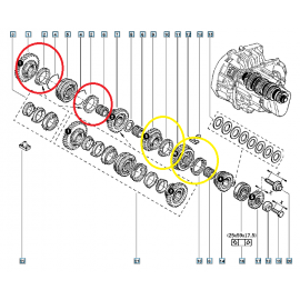 JUEGO DE SINCRO CAJAS JC5 RENAULT CLIO WILLIAMS
