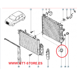 SILENTBLOCK RADIADOR CLIO 172/182