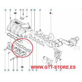 JUNTA METALICA  COLECTOR DE ADMISION RENAULT CLIO SPORT 172/182