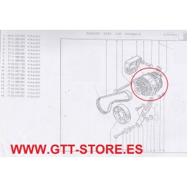 6001023940 ALTERNADOR  110A MAGNETI MARELLI MOTORSPORT