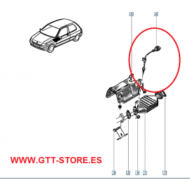 SONDA LAMBDA CLIO 16S / 2.0 16vWILLIAMS