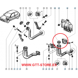 ANILLO JUNTA ESCAPE RENAULT CLIO 1,8 16V WILLIAMS