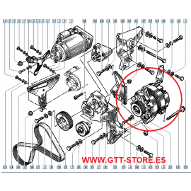 ALTERNADOR CLIO 1,8 16V / WILLIAMS 75A