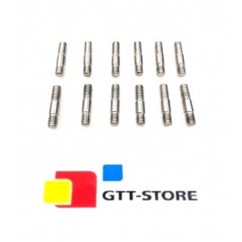 12 ESPARRAGOS COLECTOR ACERO INOXIDABLE