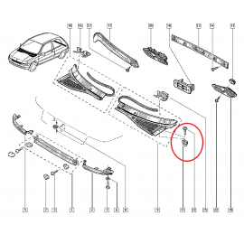 CLIP SUJECCION CLIO 16S/WILLIAMS