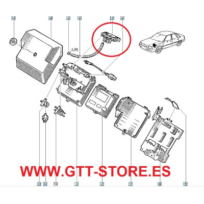 SENSOR MAP 3 BAR R21 TURBO