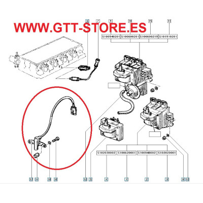 GENERADOR DE IMPULSOS CIGUEÑAL RENAULT 21 TURBO