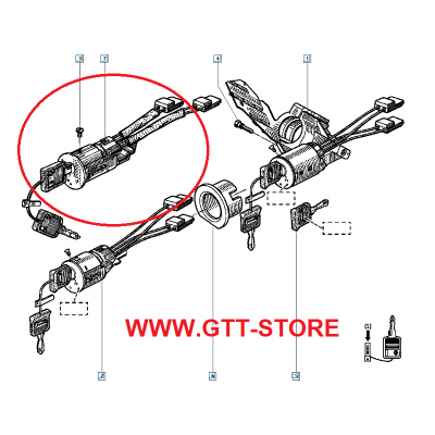 CLAUSOR DE ARRANQUE  R5 GT TURBO FASE 1