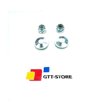 KIT DE  TAPAS Y TUERCAS  BUJE TRASERO CLIO16S