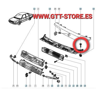 7703016340 TORNILLO TORX 4.2X16