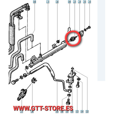REGULADOR GASOILNA 3.5 BAR RENAULT CLIO 16S / WILIAMS /19 16v