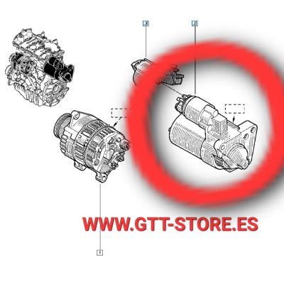MOTOR DE ARRANQUE LIGERO CLIO SPORT 172/182
