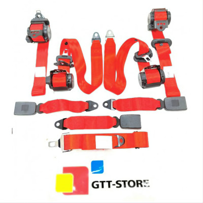 CINTURONES ROJOS COMPLETOS RENAULT 5 GT TURBO