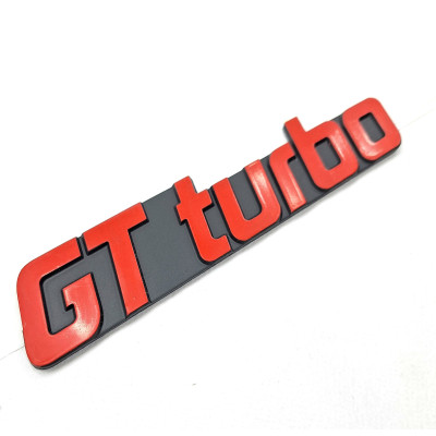 ANAGRAMA ALUMINIO  "RENAULT 5 GT TURBO" FRANCIA