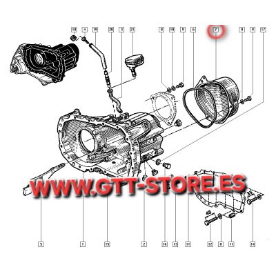 TAPA CAJA DE CAMBIOS JB3 Y JC5 7700111166