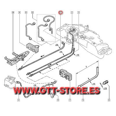7700431748 TUBO ALIMENTACION INDERIOR CLIO SPORT 172/182