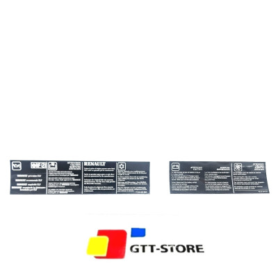 PEGATINAS CALANDRA RENAULT CLIO SPORT 172/182
