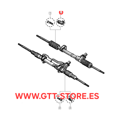 DIRECCION CREMALLERA MECANICA RENAULT CLIO 1.8 16V